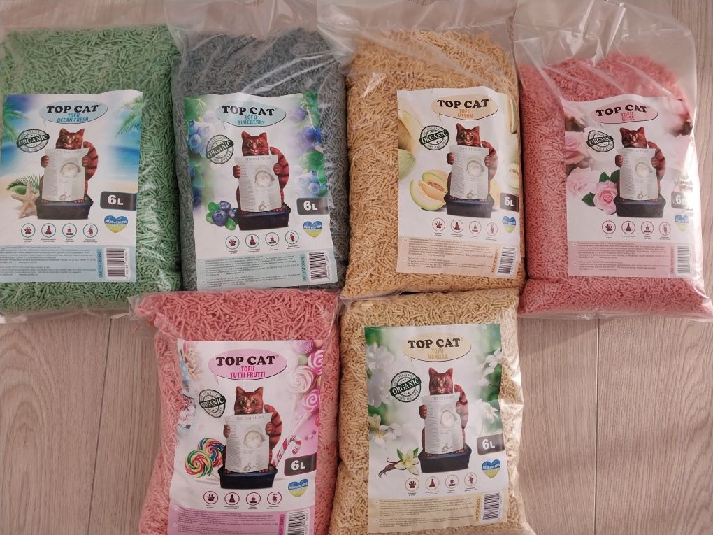 Наповнювач котячий Tofu 6л 2,6кг