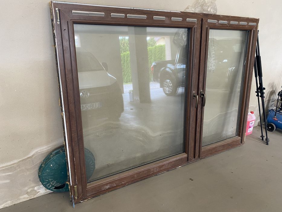 Okno dwuskrzydłowe PCV 205x142