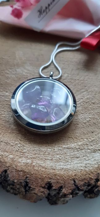 Sekretnik, wisior z Ametystem