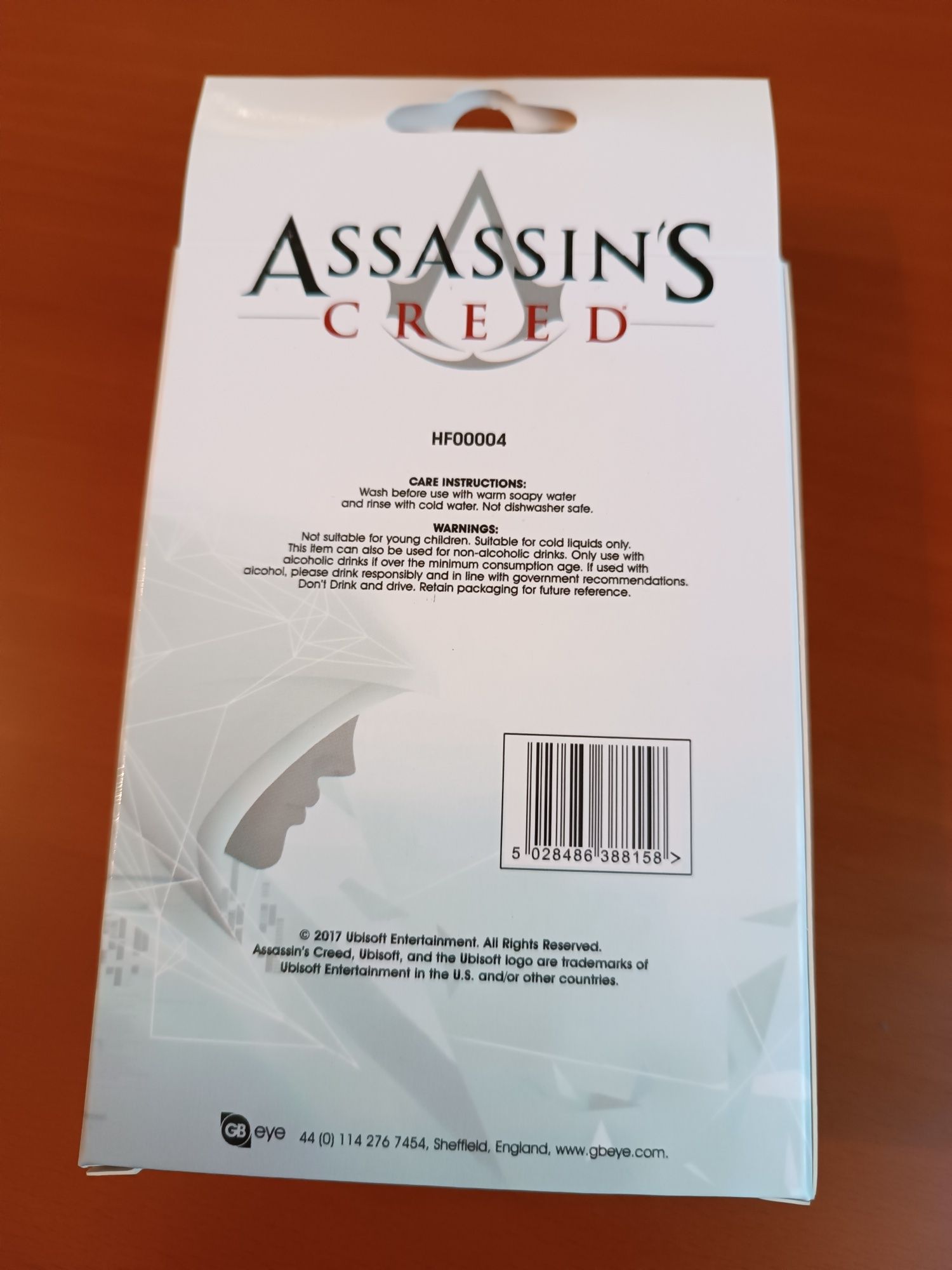 Cantil com funil Assassin's Creed oficial selado