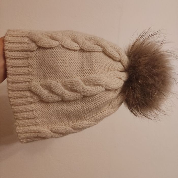 Czapka wełniana z naturalnym pomponem Regatta