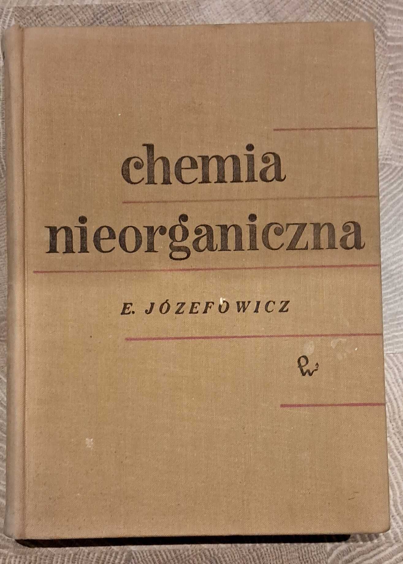 Chemia nieorganiczna Józefowicz