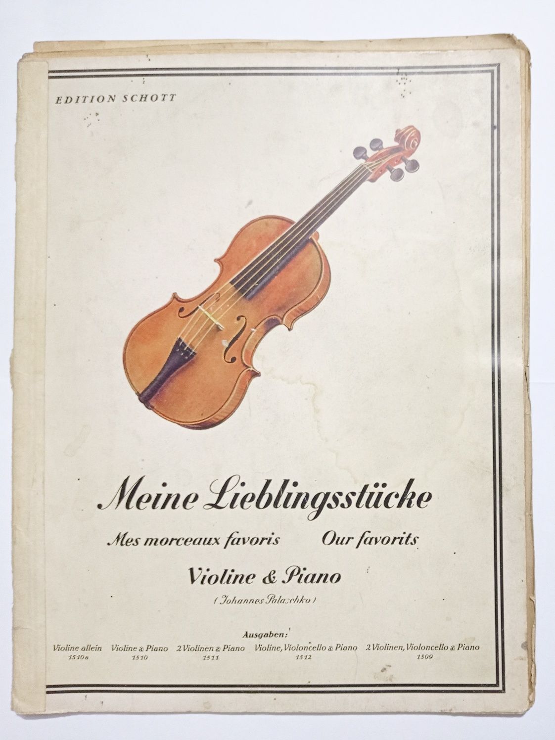 Meine lieblingsstucke violine piano