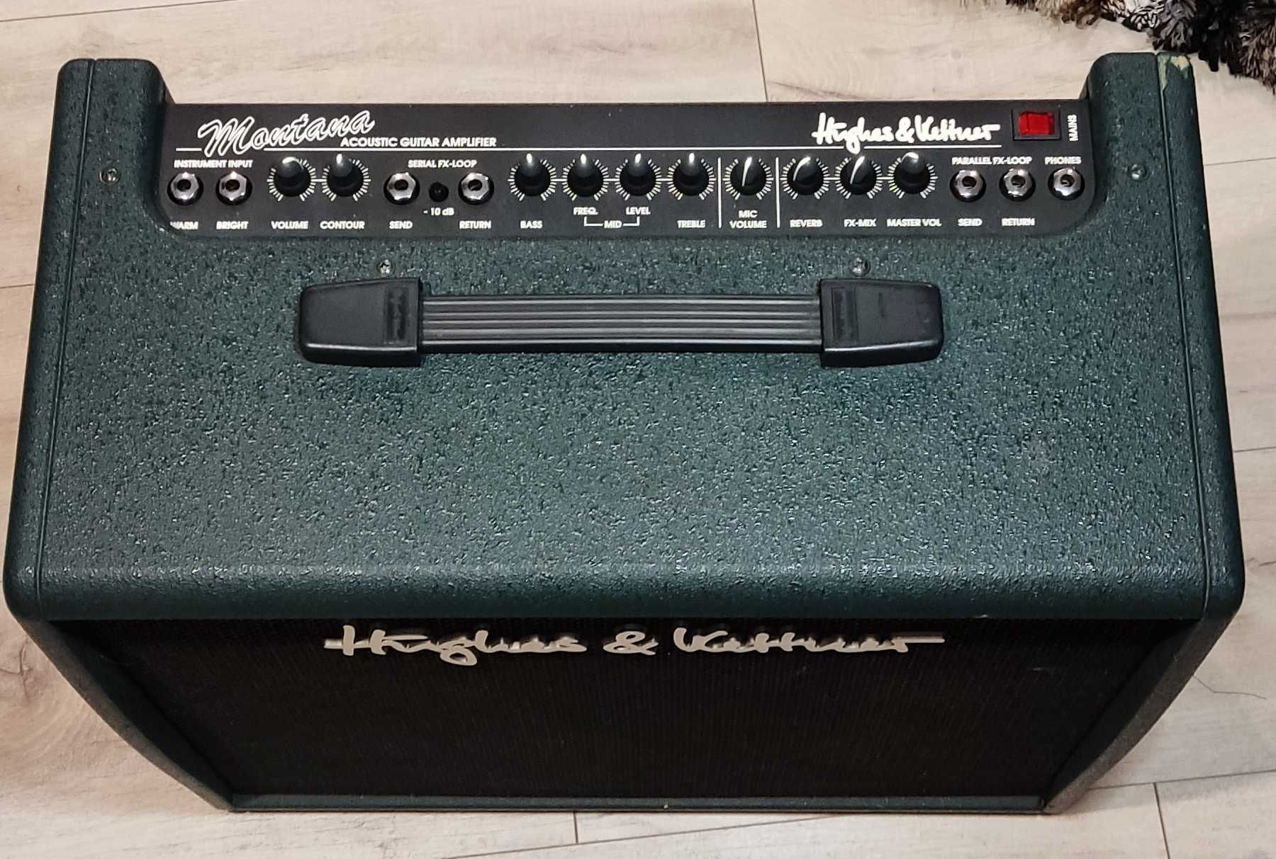 60W  wzmacniacz do gitary akustycznej Hughes&Kettner  z pętlą efektów