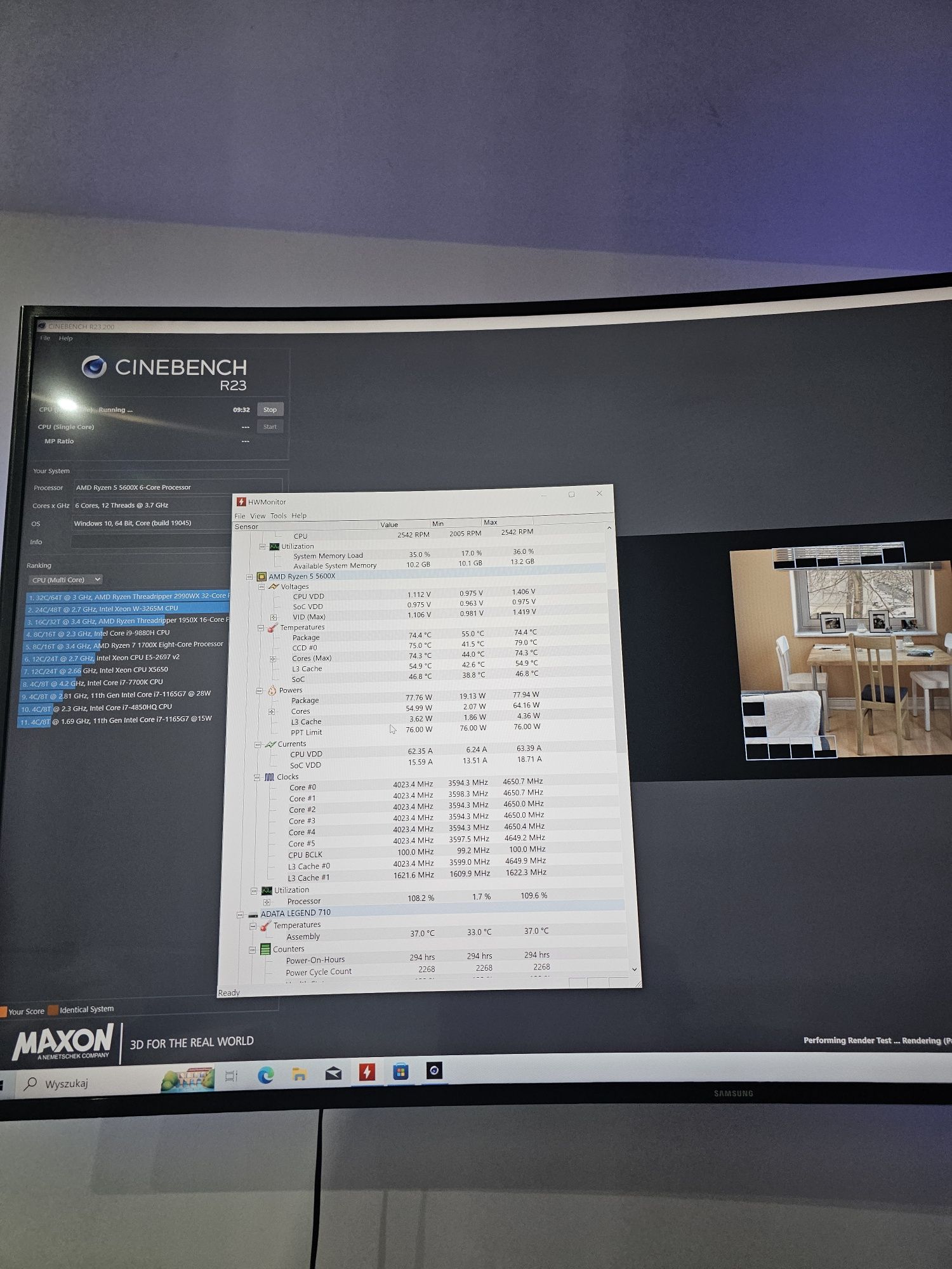Komputer Gamingowy RYZEN 5 5600X RX 6600 XT