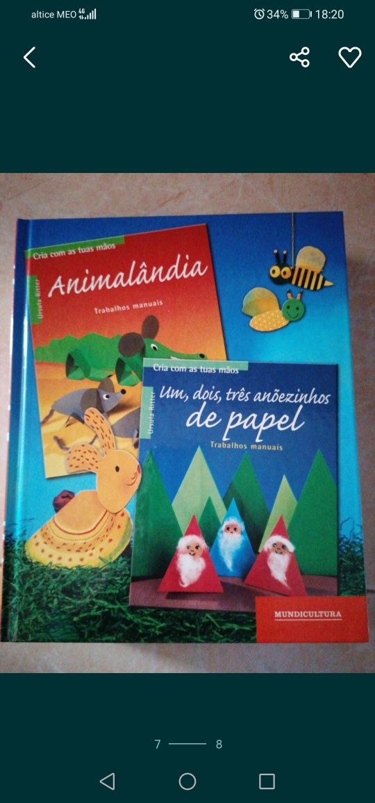 Livros Cria com as tuas mãos