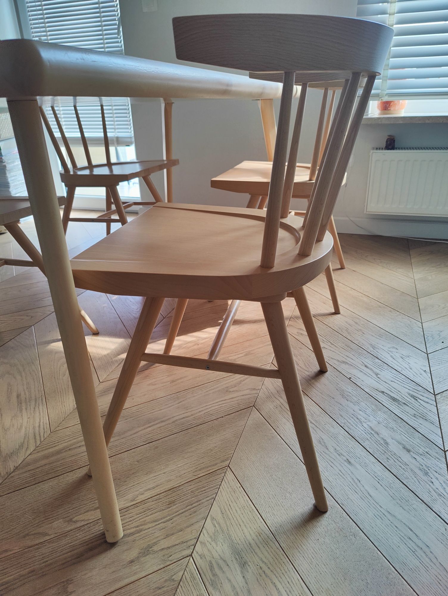 Stół i krzeseła Markerad IKEA i Virgil Abloh