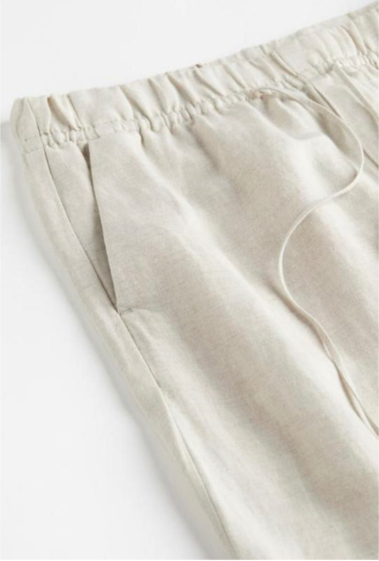 Лляні штани від H&M в розмірі L