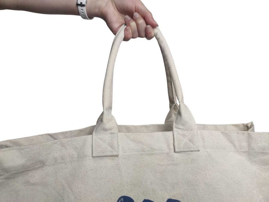 DG11 Duża ECO Torba Bawełniana Na Zakupy Zakupowa Shopper MEGA MOCNA
