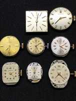 Maquinas relogios senhora,Zenith,Tissot,Movado etc....
