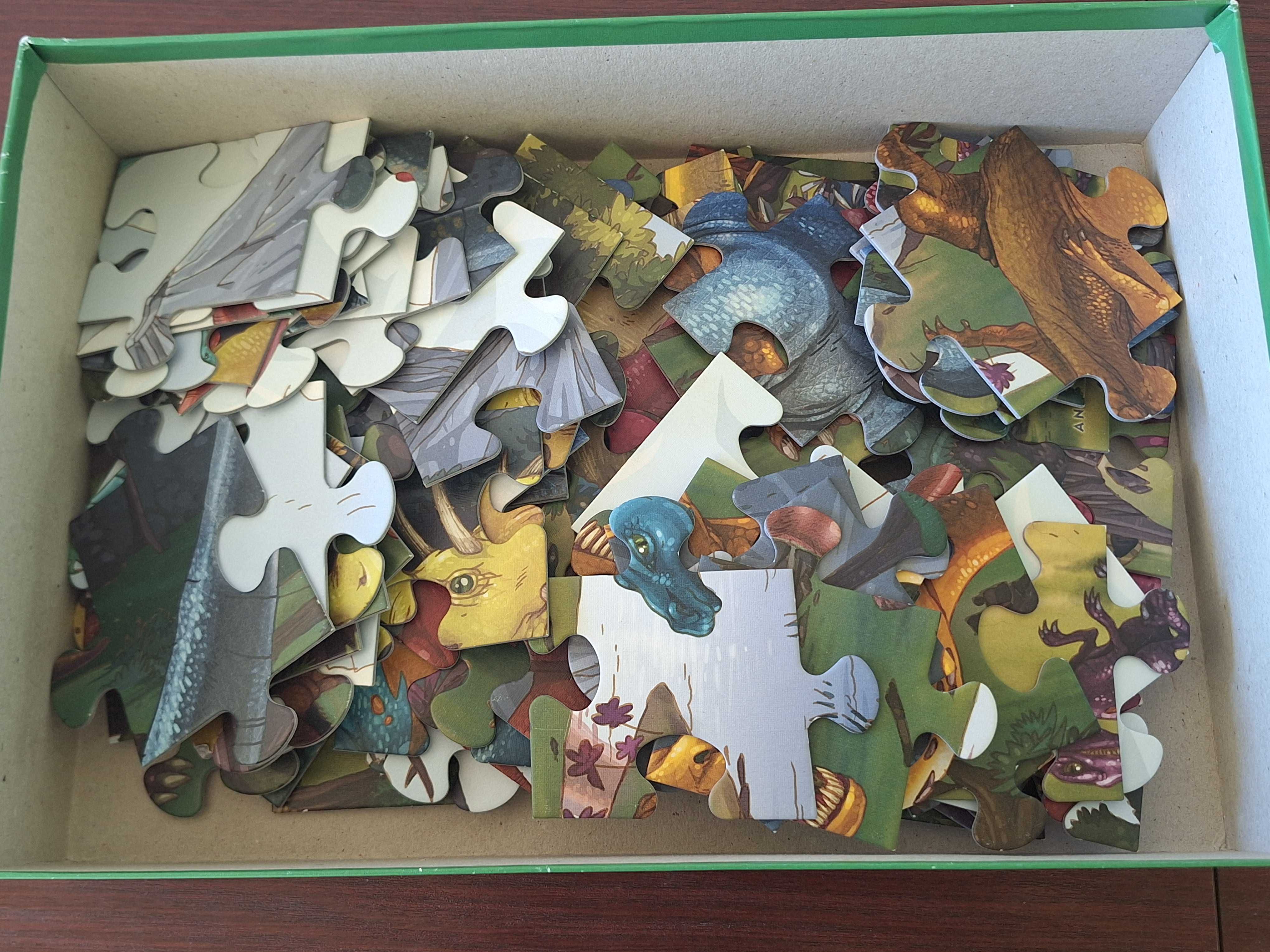 Puzzle Dino - duże elementy - dla najmłodszych. 104 el.