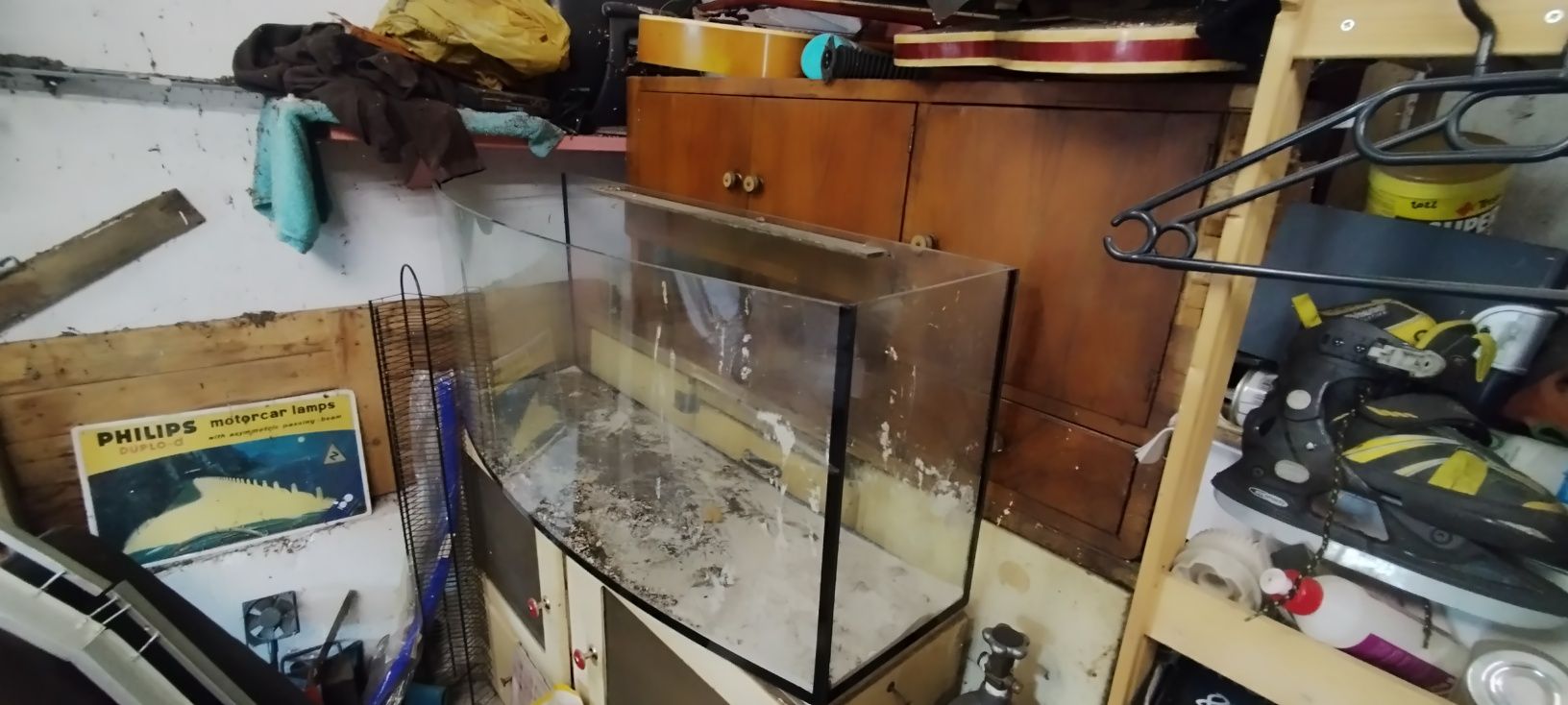 Akwarium 240 l + dwie pokrywy opti
