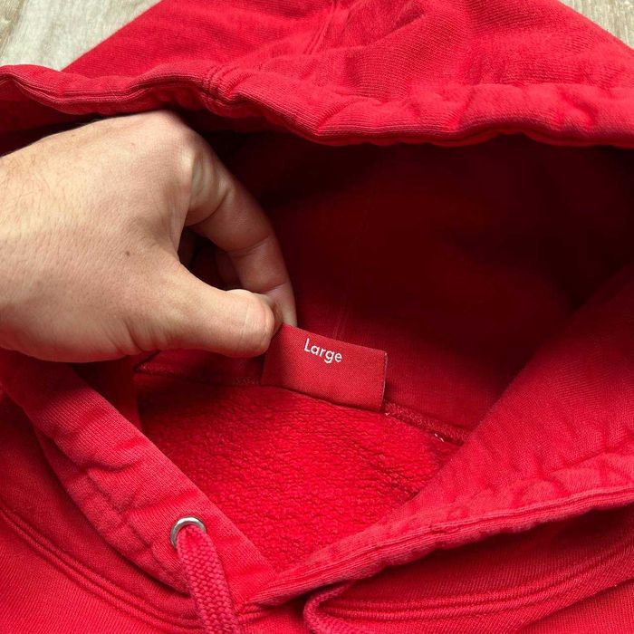Худі Supreme set in logo red ss19 big logo