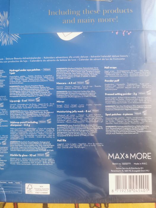 Nowy Kalendarz adwentowy 24 kosmetyki super na prezent