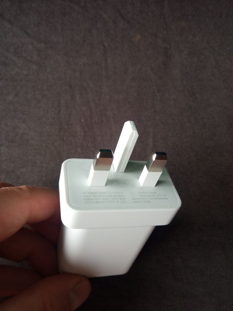Перехідник англійська розетка на usb type-c
