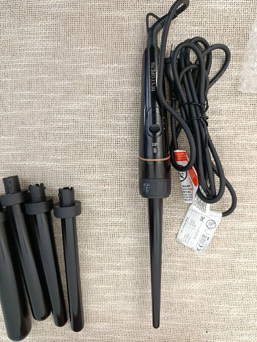 BESTOPE PRO 6 w 1 lokówka do włosów – nowe, końcówki do różnych loków,