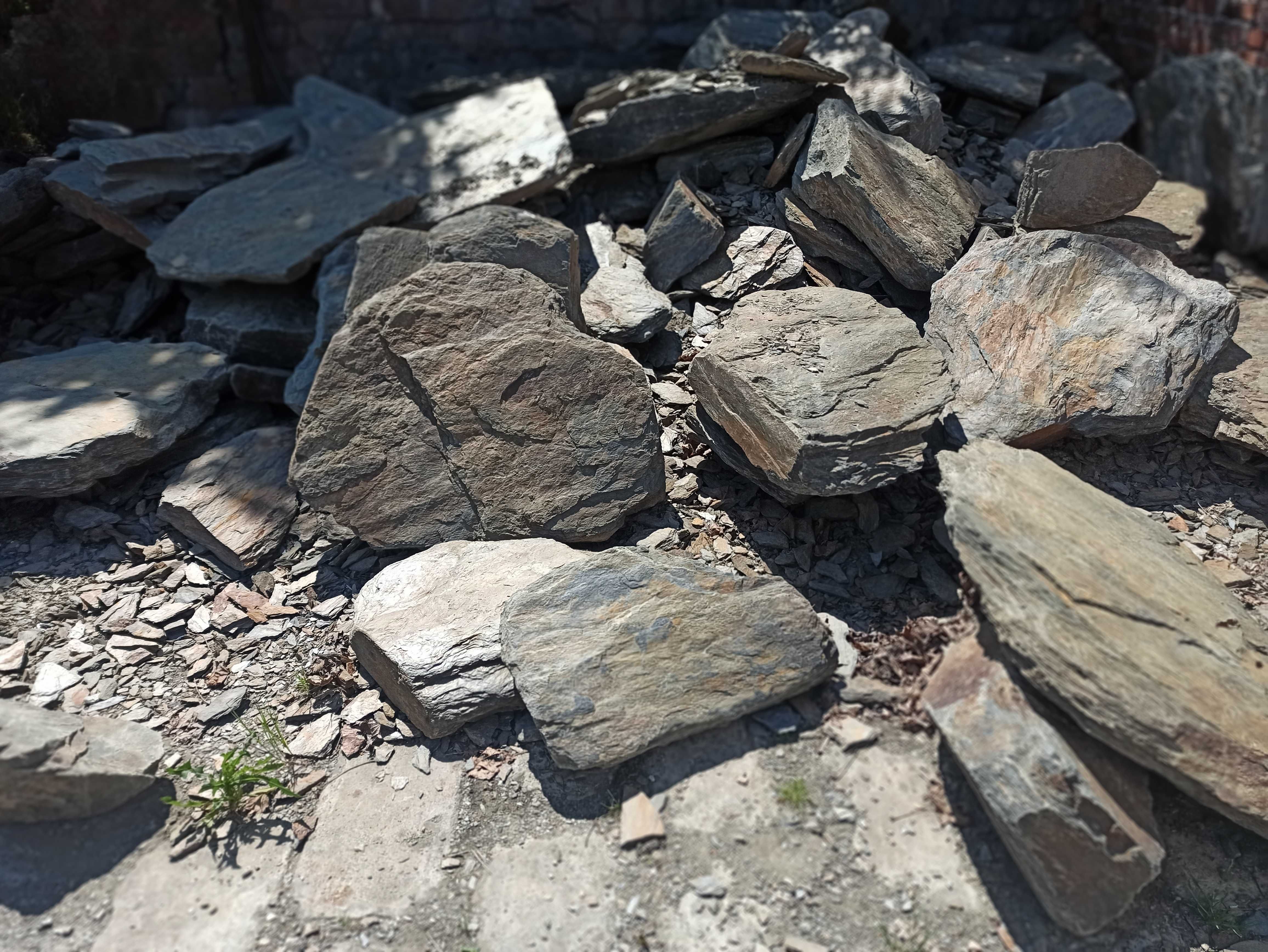 Łupek szarogłazowy kamień na kaskady schody ścieżki mury oczka wodne