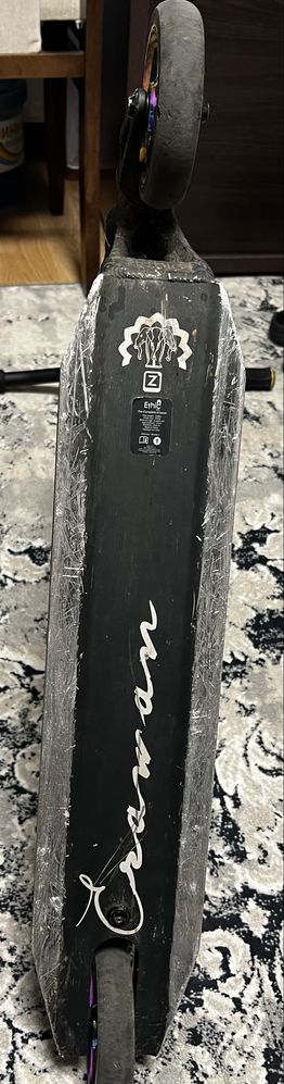Трюковий самокат Ethic Erawan Pro Scooter (Black-Rainbow)