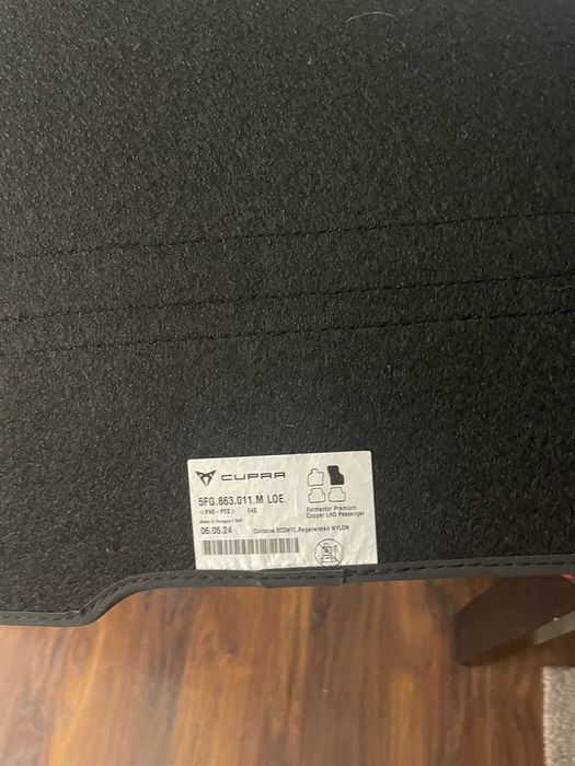Dywaniki oryginalne CUPRA