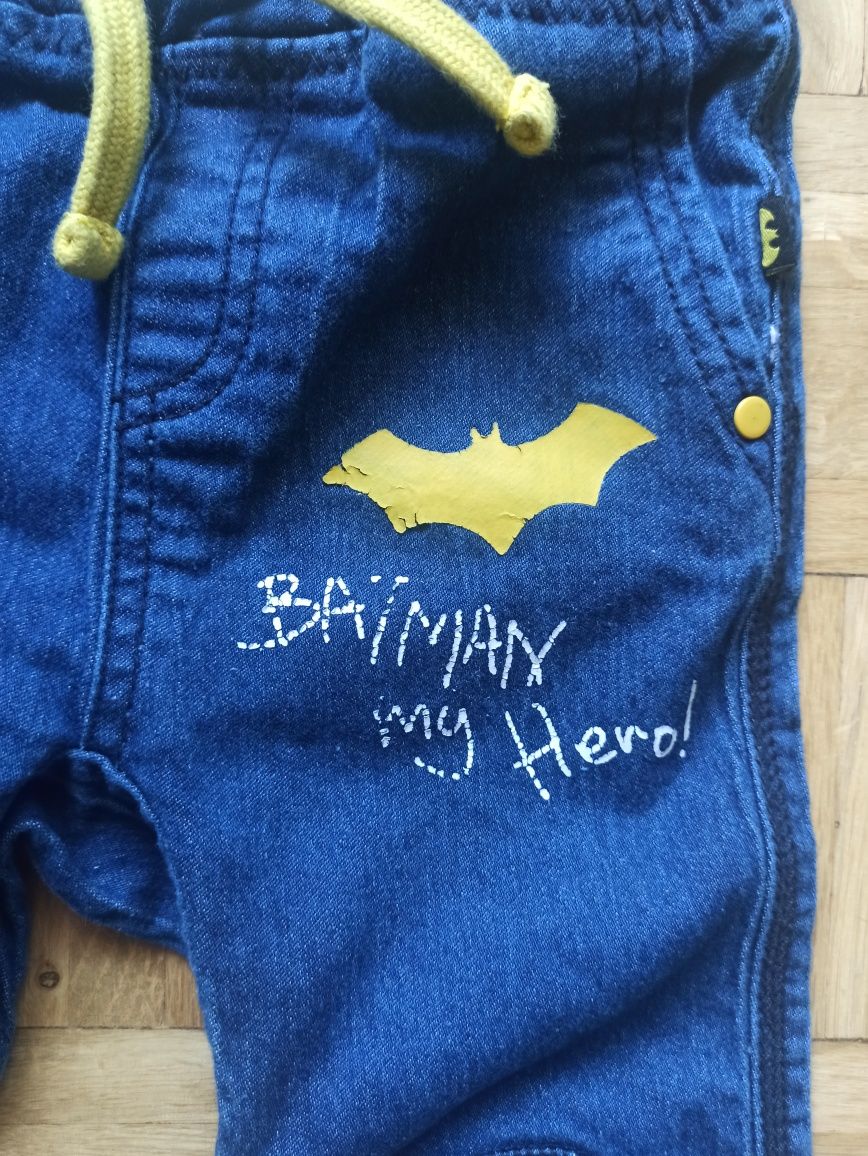 Spodnie joggery jeans Batman Disney 98