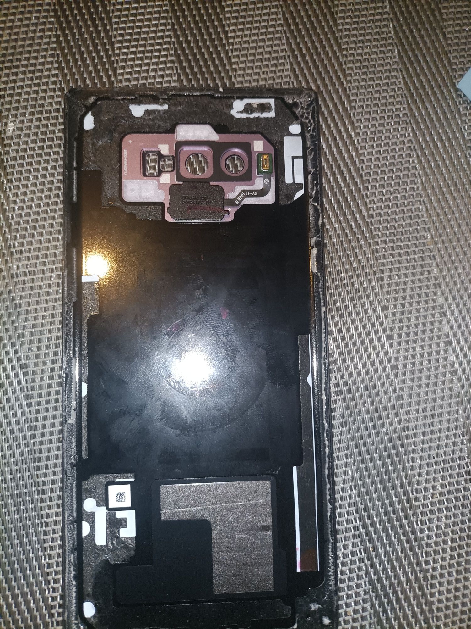 Orginalna Klapka samsung note 9 z czytnikiem lini i uszkodzonym lcd