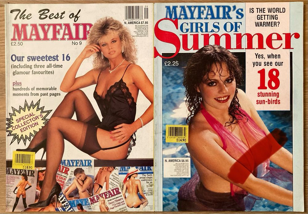 Журнал Mayfair (Великобритания, 1989) эротика, ню - раритет!