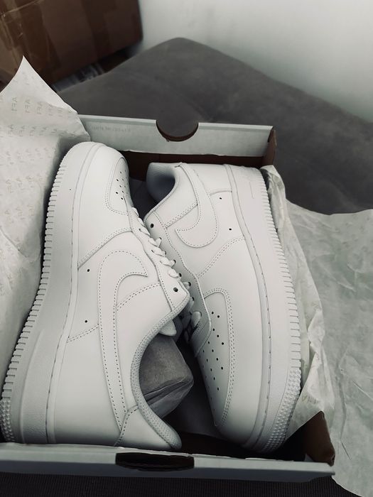 Nowe Buty Nike Air Force 1 '07 Białe R. 45