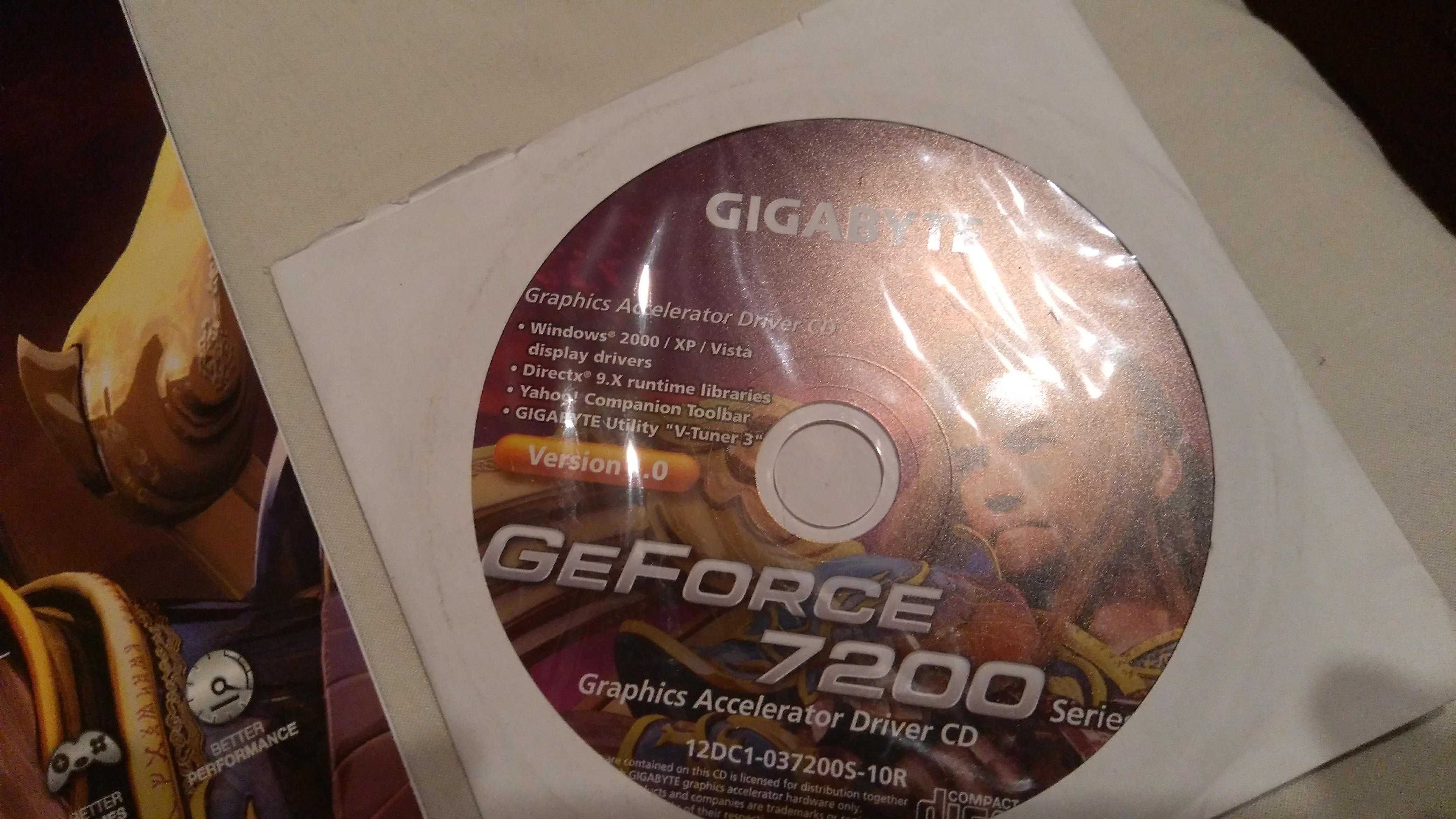 karta graficzna GIGABYTE GV-NX72G512P1 rev. 1.1. 
NVIDIA GeForce7200GS