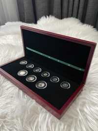 Набір срібних монет "Мініатюри  польских  монет універсального обігу"