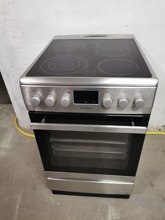 Електроплита Нержавійка! Склокераміка 50см !