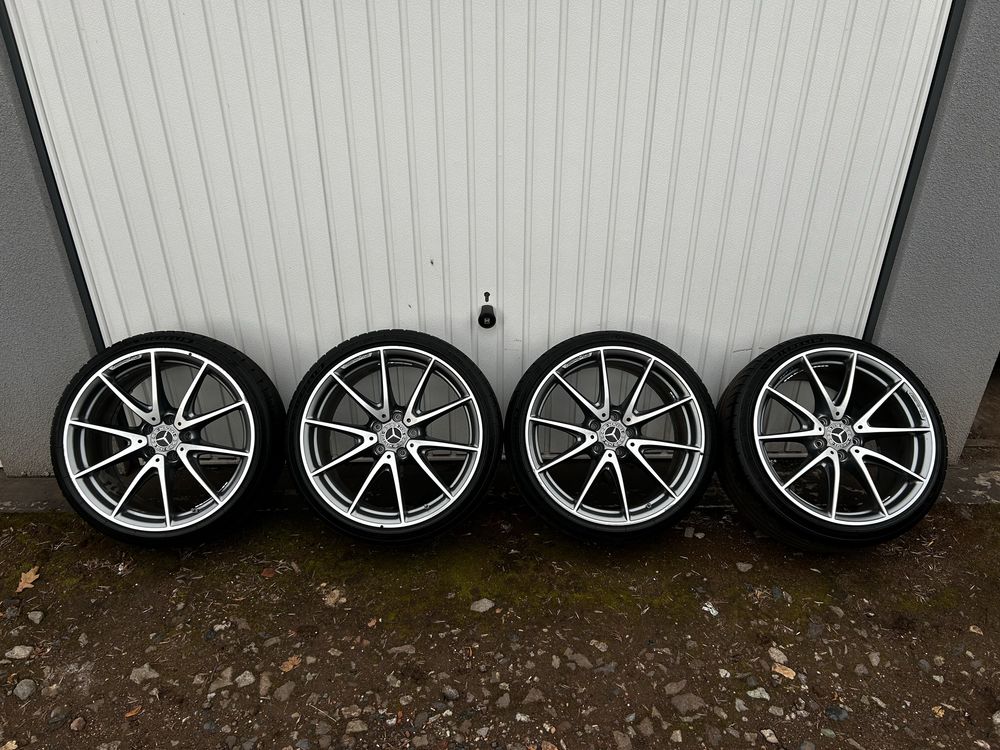 Felgi 5x112 19” 10j i 9,5j Mercedes C63 E63 + opony Michelin PS4s
