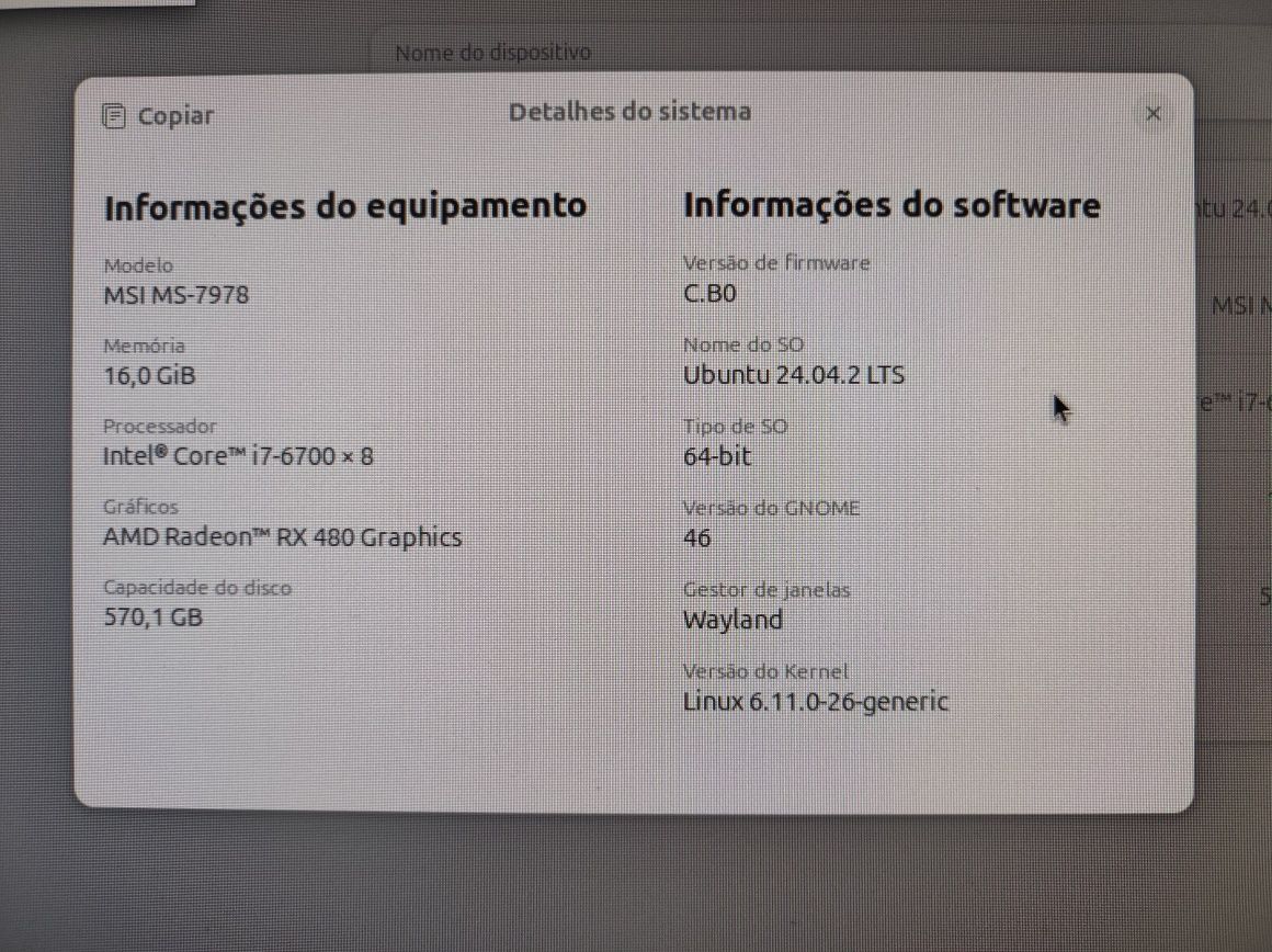 Computador em ótimo estado