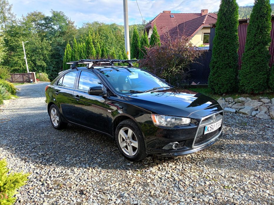 Mitsubishi Lancer benzyna 1.8, 2009r , 193 tyś. Bezwypadkowy Czarny