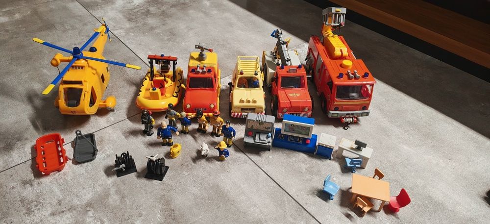 Duży zestaw zabawek pojazdy Strażak SAM Polecam