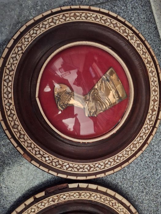 Quadros bronze artesanais vintage