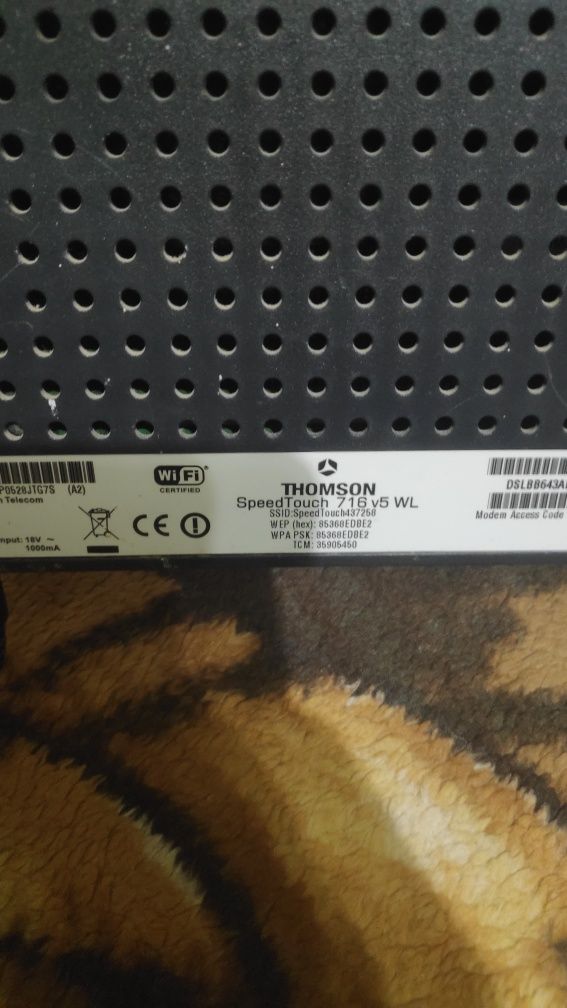 Modem router Thomson