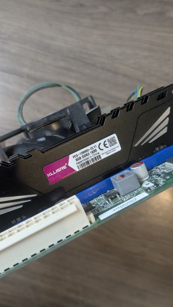 Комплект материнска плата 1155 скоет процесор xeon 1230v2 16 озу ddr3