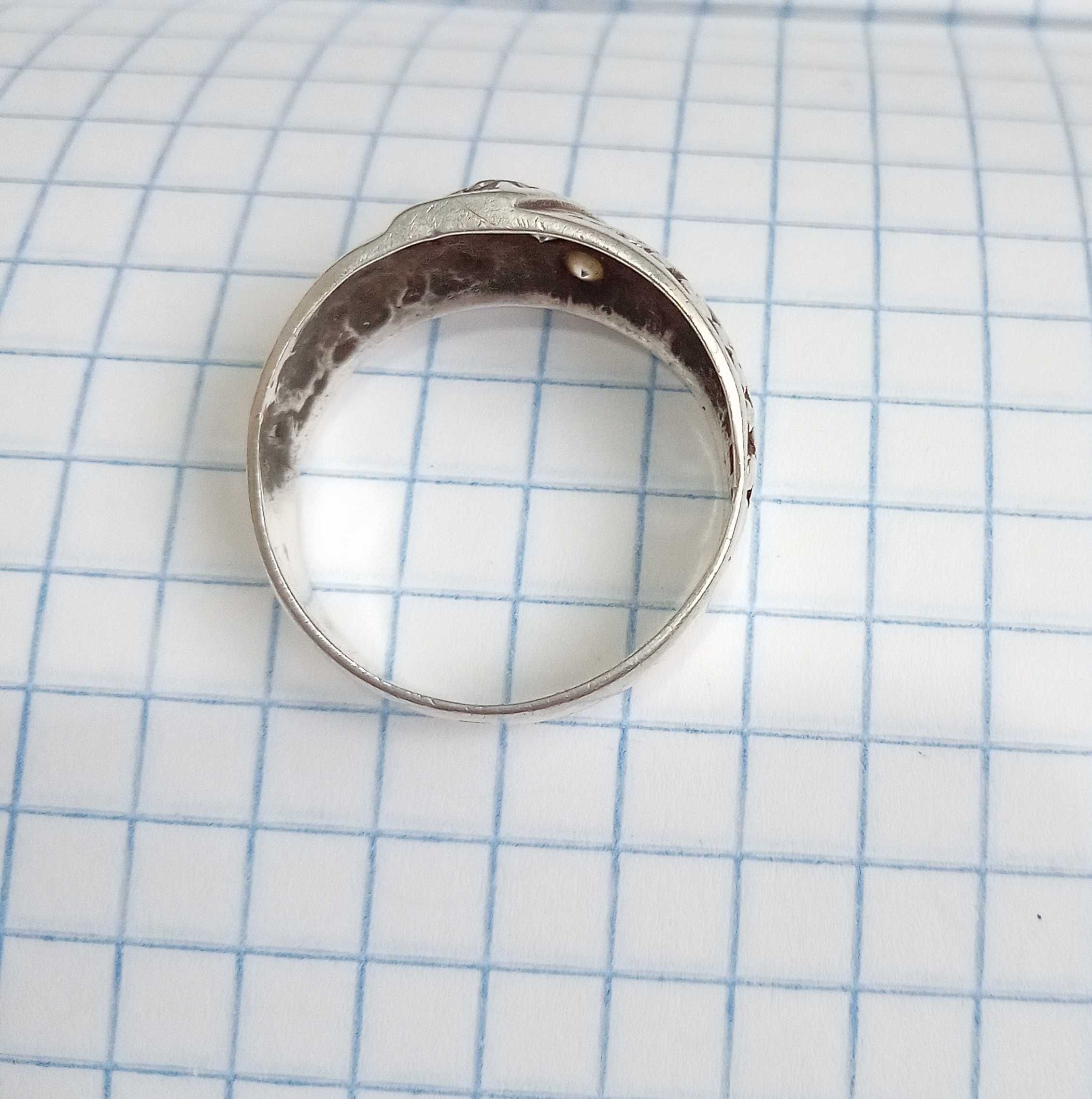Кольцо Перстень розмір 18, срібло 925 проба, Вінтаж
