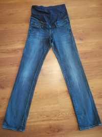 Jeansowe spodnie ciążowe S, odzież ciążowa