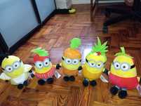 Peluches Minions coleção do Auchan