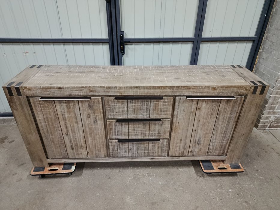 Komoda drewniana rustykalna, drewno egzotyczne. Import Holandii