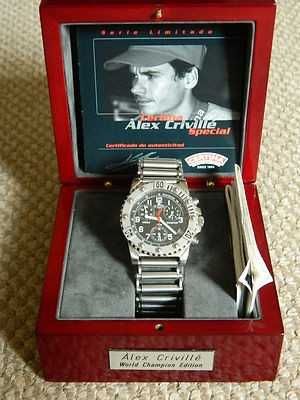 Relógio Certina alex criville limited edition nº1353/1999