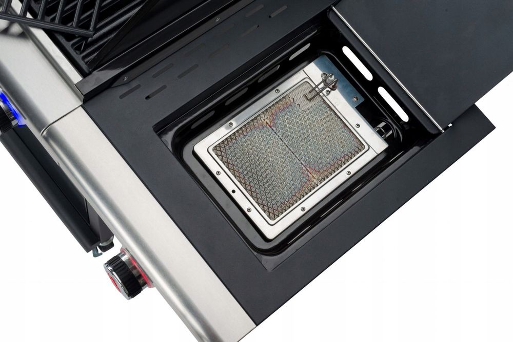 Grill gazowy wózek LANDMANN Triton 2.1 PTS 12916 0.9kW 2+1 NOWY ŻELIWO