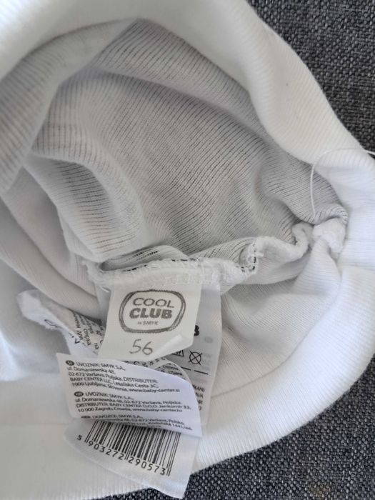 Czapka noworodek niemowlę słodziutka zebra zeberka Cool Club