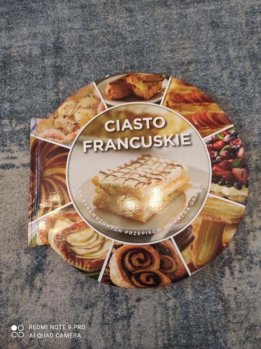 Książka kulinarna ciasto francuskie