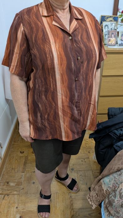 Camisa manga curta mulher
