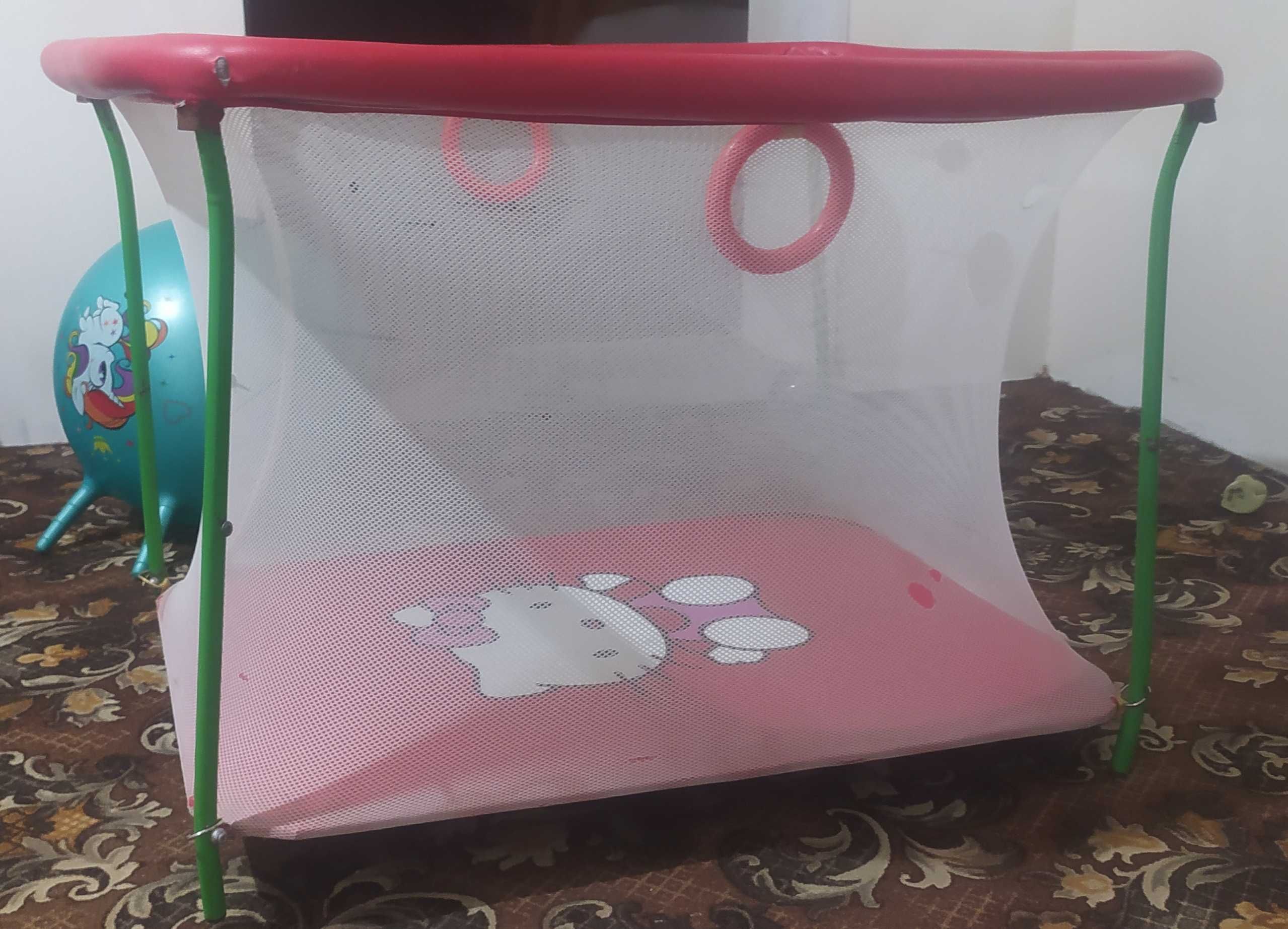 Дитячий манеж Hello Kitty