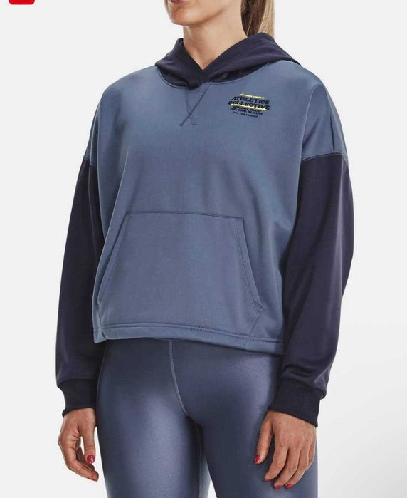 Жіноча толстовка Under Armour Armour Fleece Layer синя оригінал