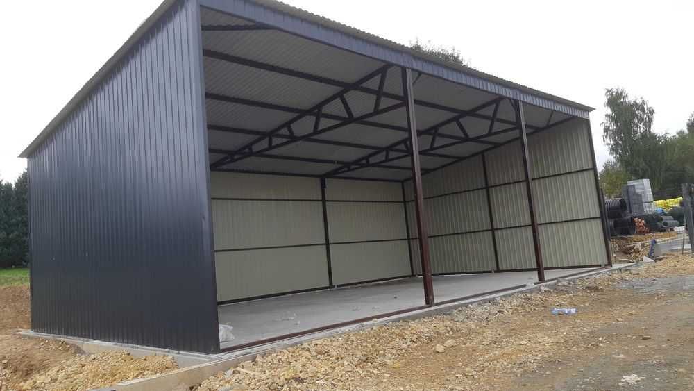 Wiata OTWARTA  Rolnicza  - Garaże - Magazyn na maszyny -Romstal