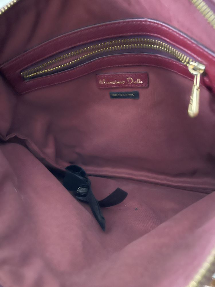 Mala Massimo Dutti em pele
